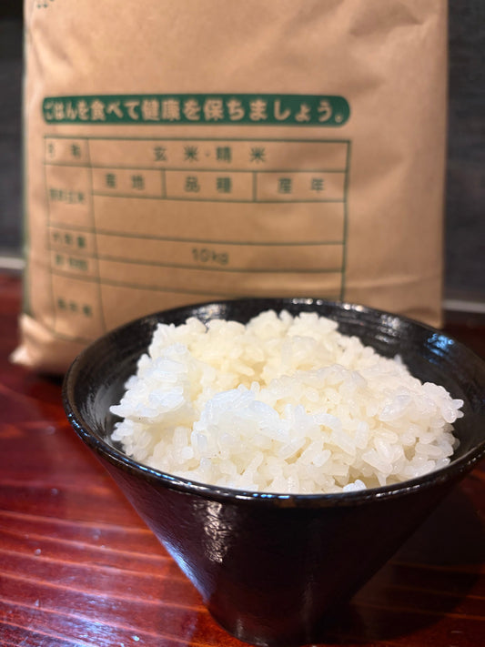 特A級・利右衛門米。焼肉を完成させる一杯